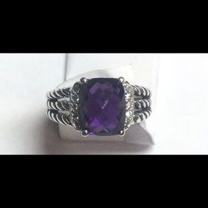 David Yurman Amethyst ring